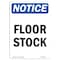 Signmission OSHA Notice, 7" Height, Floor Stock Sign, 7" X 5", Portrait OS-NS-D-57-V-12796 - alternate 1